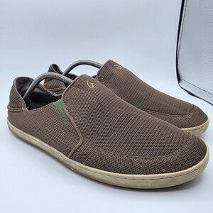 OluKai Nohea Mesh Mens Size 11.5 Brown Shoes Casual Walking Comfort Outdoors